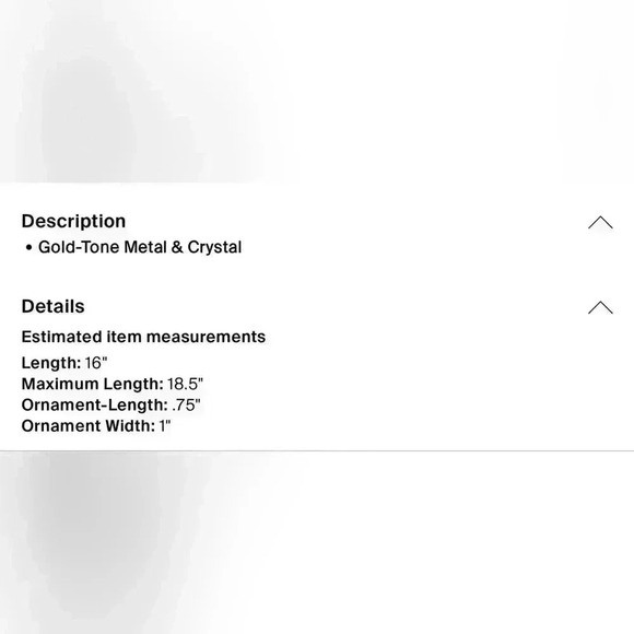 GIVENCHY Crystal Pendant Necklace - Picture 6 of 6